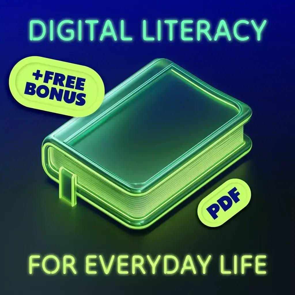 Digital Literacy for Everyday Life | Digital Skills Guide PDF, Safe Internet Use, Online Communication Etiquette, Tech Confidence eBook, Digital Competence Checklist