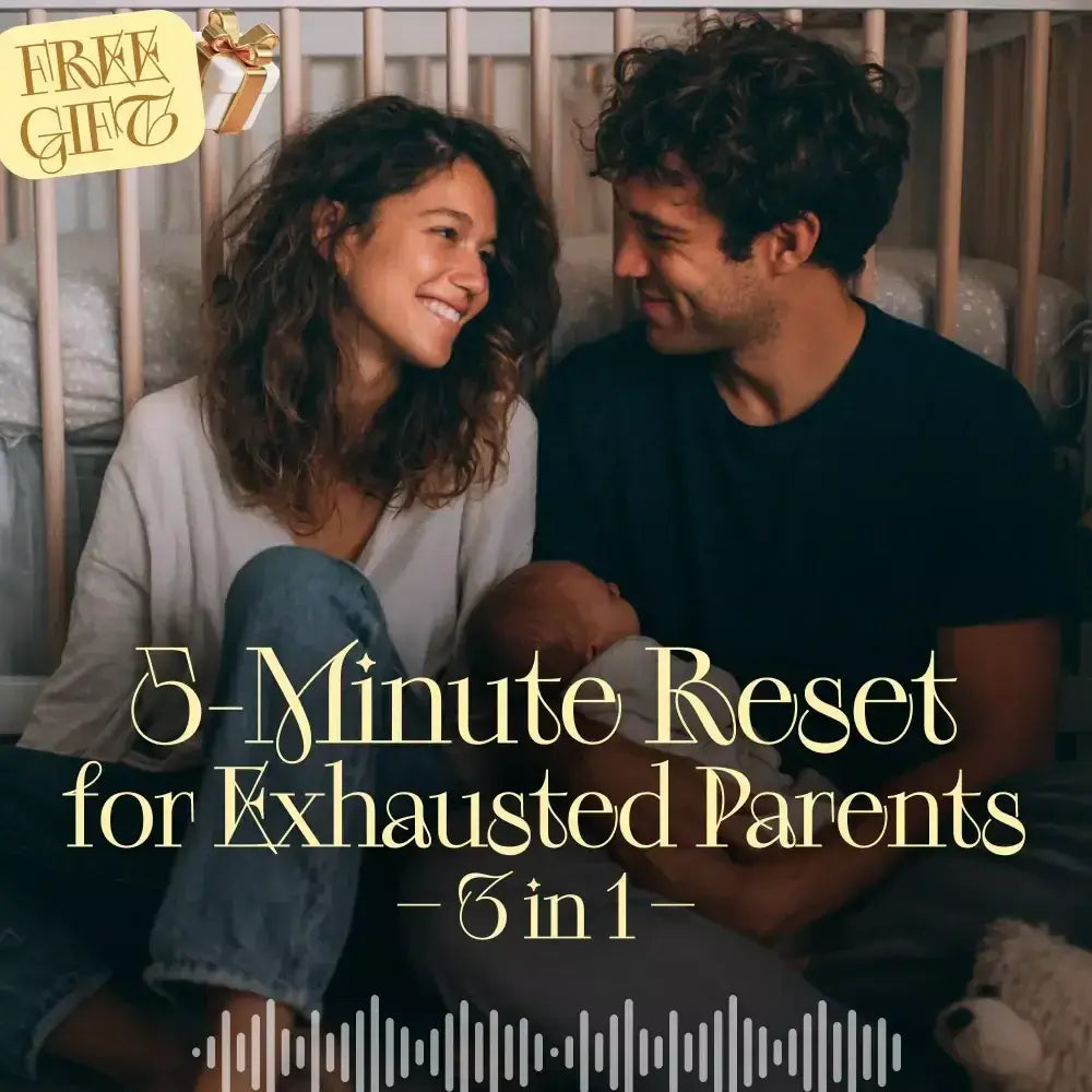 5-Minute Reset for Exhausted Parents (3 in 1) | Audio Course | Mindfulness Breathing, Emotional Reset &amp; Energy Boost