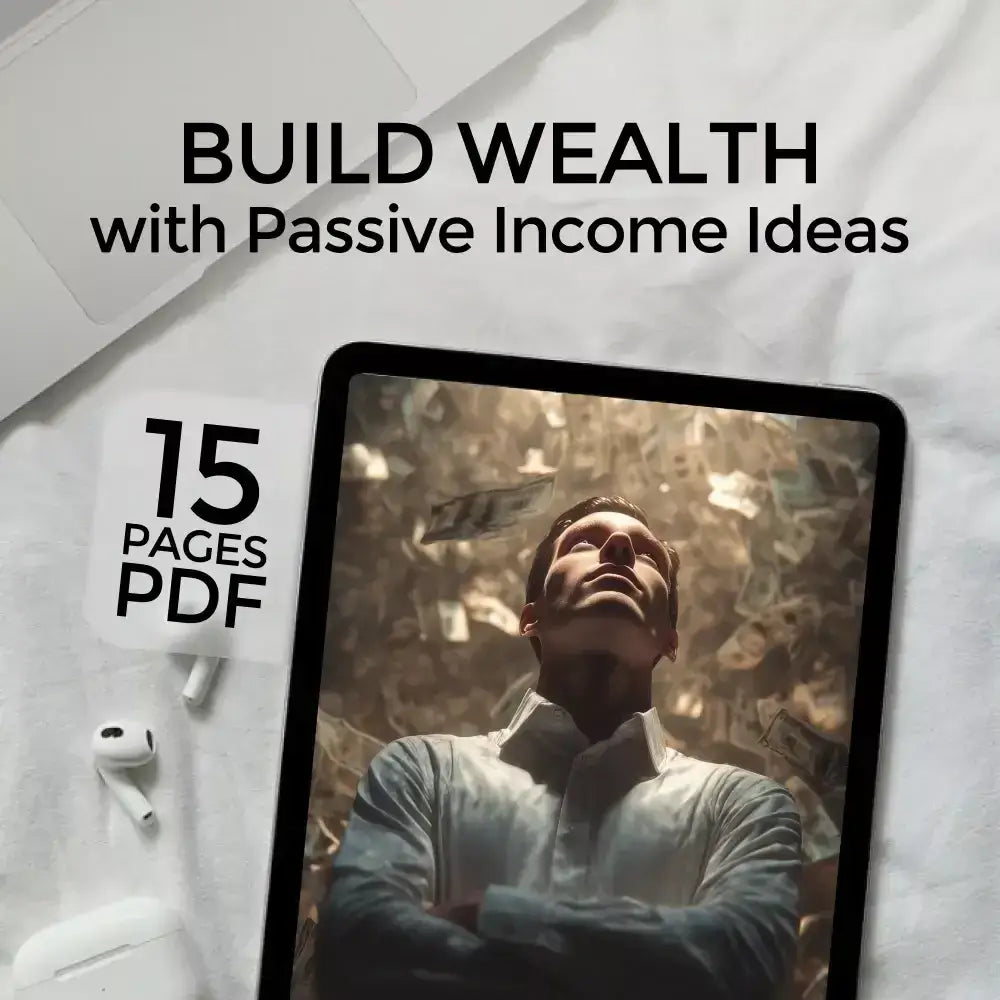 Build Wealth with Passive Income Ideas | Digital Download PDF eBook | Financial Freedom Roadmap | Side Hustle to Passive Income | Beginner-Friendly Instant Download | Money &amp; Finance Planner &amp; Checklist